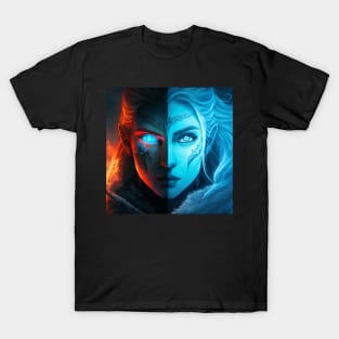 Viking Female Frost and Fire T-Shirt